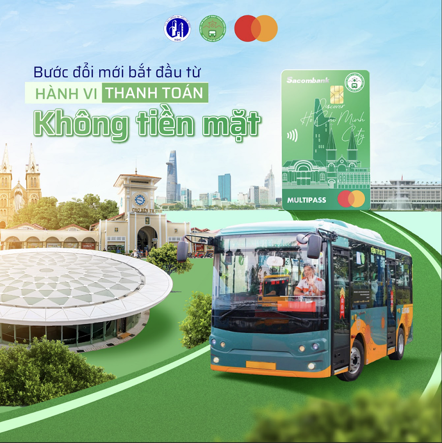 TP.HCM thúc đẩy thanh toán không tiền mặt trên xe buýt: Xây dựng văn hóa di chuyển văn minh thời đô thị số