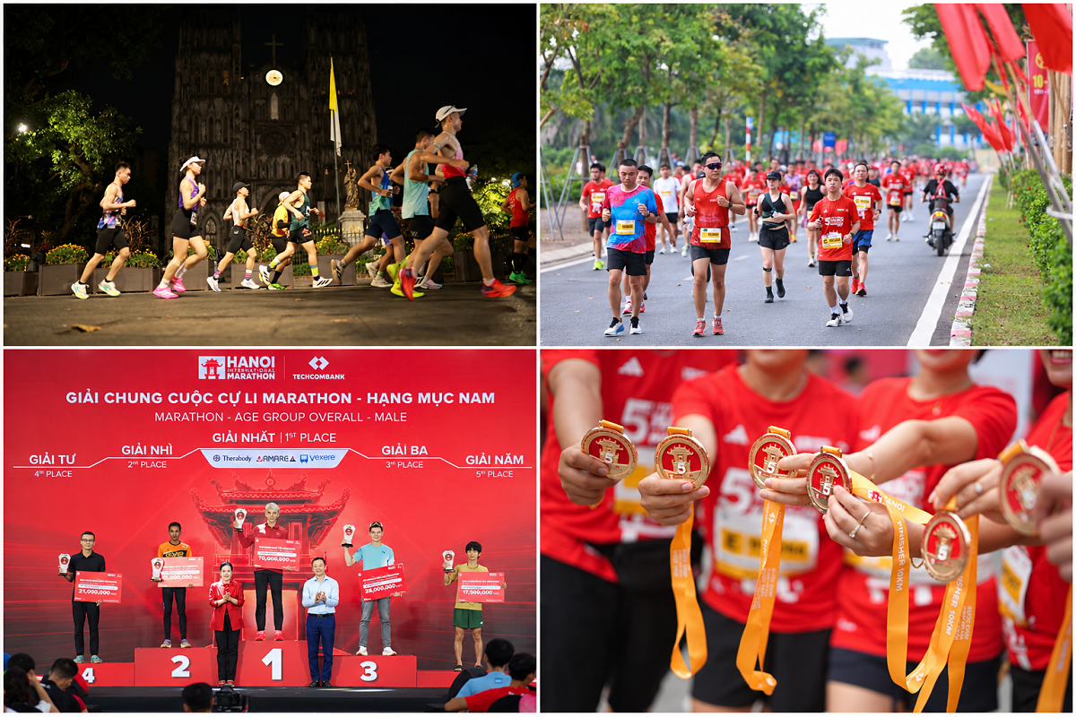 Marathon Hà Nội Techcombank 2026: Nhịp chạy qua miền di sản Thủ đô