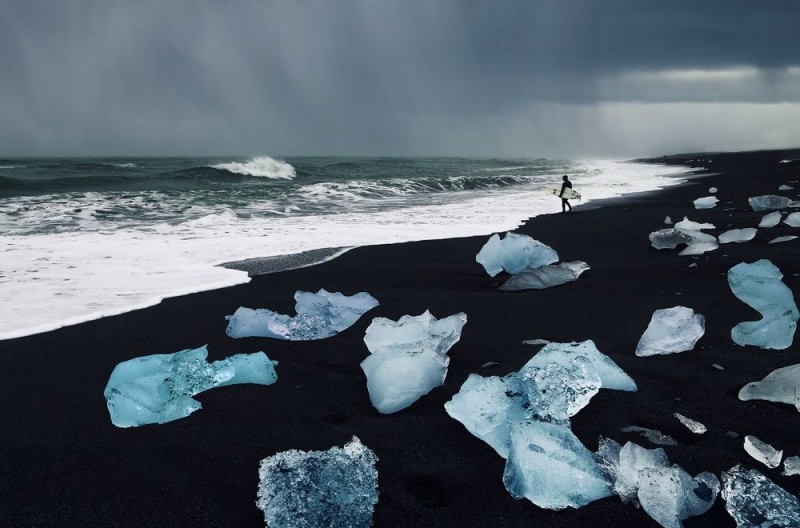 Khám phá "bãi biển kim cương" Breiðamerkursandur như hiện ra từ phim viễn tưởng