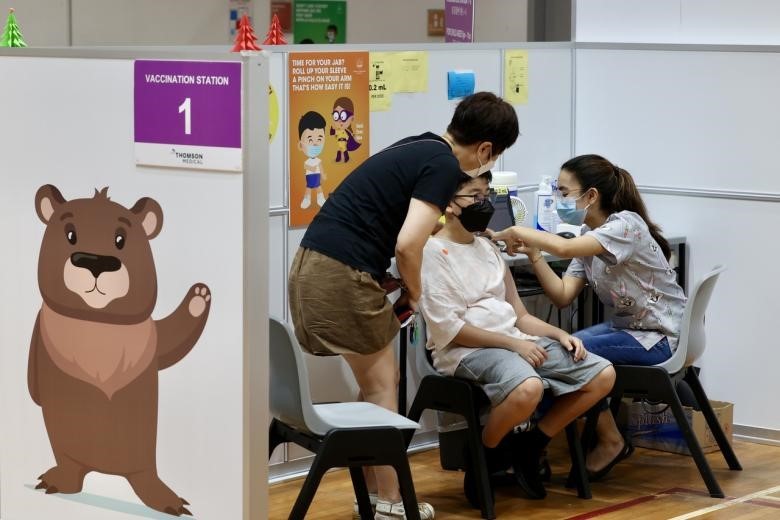 11,4% trẻ em Singapore trong độ tuổi 5 - 11 đã được tiêm ít nhất một liều vắc-xin COVID-19