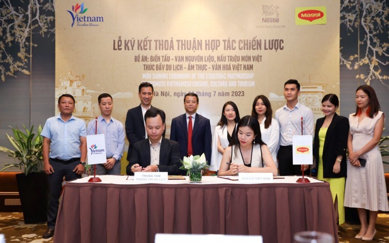 Cục Du lịch quốc gia Việt Nam hợp tác cùng Nestlé thúc đẩy du lịch ẩm thực