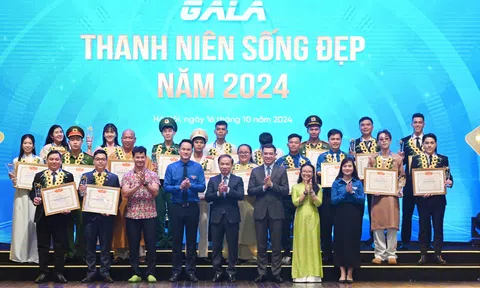 ‘Thanh niên sống đẹp 2024’: Vinh danh 20 gương thanh niên tiêu biểu trên các lĩnh vực