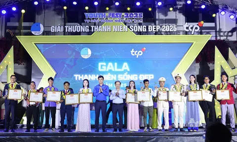 Tôn vinh 20 gương mặt “Thanh niên sống đẹp” năm 2025: Lan tỏa giá trị nhân văn và khát vọng cống hiến