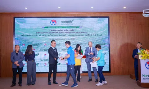 Herbalife Việt Nam và LĐBĐVN nâng chuẩn dinh dưỡng thể thao cho bóng đá Việt Nam
