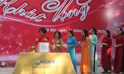 Hà Nội: Lan tỏa yêu thương từ mái trường THPT Hoàng Cầu
