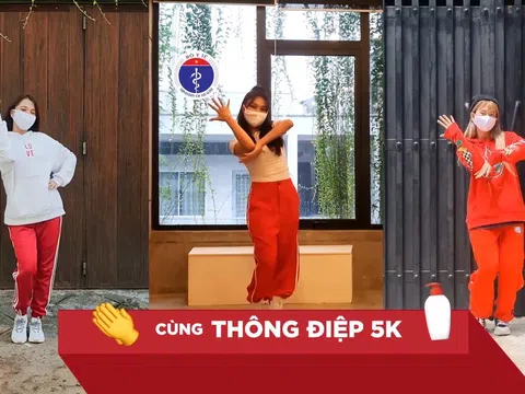 'Vũ điệu 5K' kêu gọi người dân nghiêm túc tuân thủ công tác phòng chống dịch Covid-19