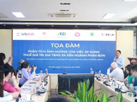 Bàn về tác động khi áp dụng thuế GTGT 5% đối với ngành phân bón