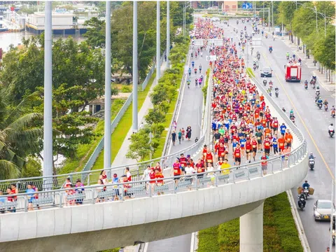 18.000 vận động viên tham ‘Giải Marathon Quốc tế TP Hồ Chí Minh Techcombank mùa thứ 7’