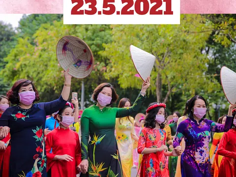 Phụ nữ Thủ đô ‘Mặc áo dài – Đeo khẩu trang - Đi bầu cử’