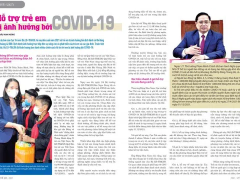 Ra mắt ấn phẩm 'Vì trẻ em' và chuyên trang báo điện tử vitreem.baodansinh.vn