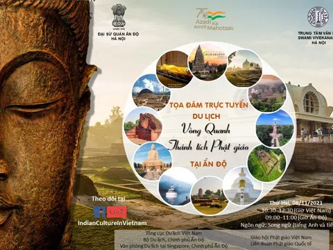 Ấn Độ chính thức đón khách quốc tế từ 15/11 với chương trình Du lịch “Vòng quanh Thánh tích Phật giáo”