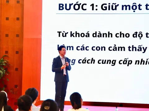 Phụ huynh được “gỡ rối" tại Hội thảo tiếng anh: Làm sao để giúp con học tốt?