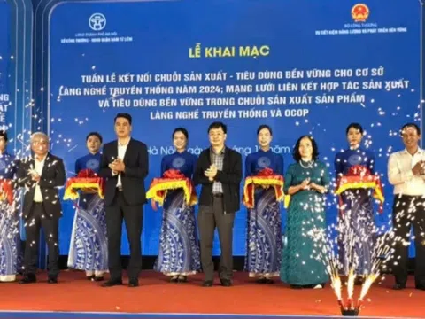 Hợp tác, kết nối chuỗi sản xuất, tiêu dùng bền vững cho cơ sở làng nghề truyền thống năm 2024