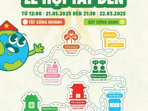 Lễ hội "Tắt đèn bật ý tưởng" 2025: Khuyến khích giới trẻ hành động bảo vệ môi trường