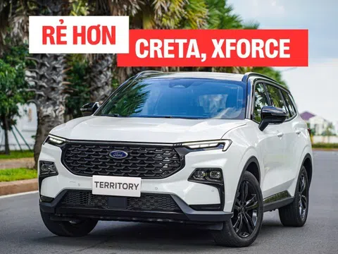 Ford Territory giảm giá tới 90 triệu đồng tại đại lý: Bản 'base' còn hơn 683 triệu, quyết đấu về giá với CX-5 trước khi bản mới ra mắt