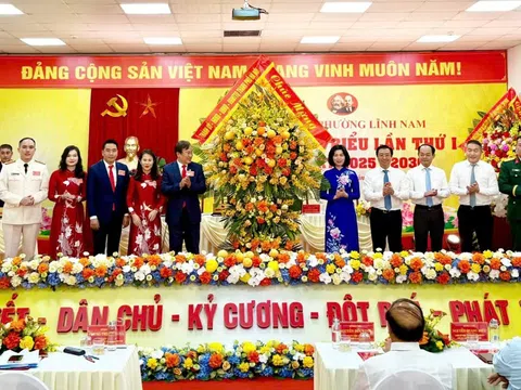 Phường Lĩnh Nam tổ chức Đại hội Đảng bộ lần thứ Nhất: Hướng tới phát triển thành trung tâm thương mại - dịch vụ phía Nam Thủ đô