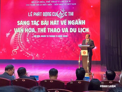 Phát động cuộc thi sáng tác bài hát về ngành Văn hóa, Thể thao và Du lịch