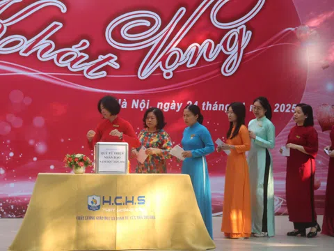 Hà Nội: Lan tỏa yêu thương từ mái trường THPT Hoàng Cầu