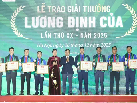 Giải thưởng Lương Định Của 2025: Vinh danh 30 thanh niên nông thôn mở lối cho nông nghiệp bền vững 
