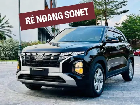 Hyundai Creta không giảm niêm yết nhưng giảm giá mạnh xả kho tại đại lý, đấu Seltos với giá chỉ ngang Sonet