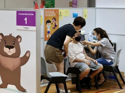 11,4% trẻ em Singapore trong độ tuổi 5 - 11 đã được tiêm ít nhất một liều vắc-xin COVID-19