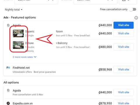 Bí kíp dùng Metasearch cho các khách sạn